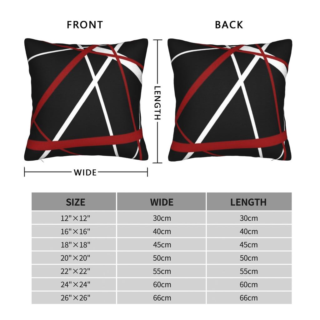 Black Soul Van Halen Pillow Case Soft Pillow Cover Cute Funny Cushion Cover For Chair Sofa Home Decor