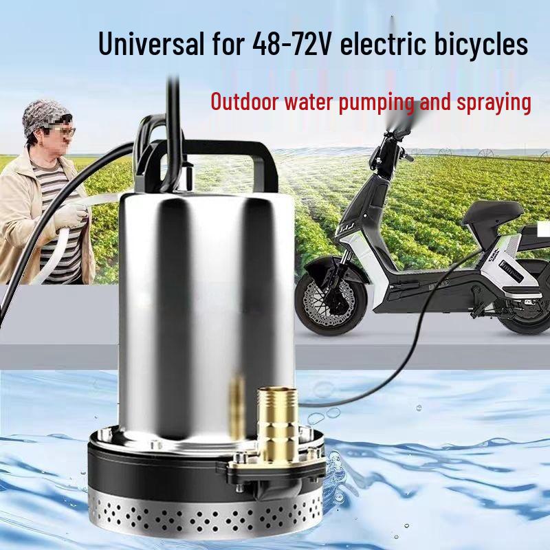 Universal Electric Vehicle DC Submersible Water Pump (48-72V) by Leide Zhu