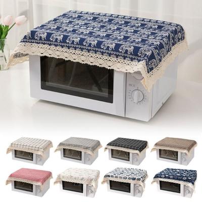 1Pcs Dustproof Microwave Oven Dust Mats 40x60cm Lace Tablecloth Table Cover  for Household Appliance
