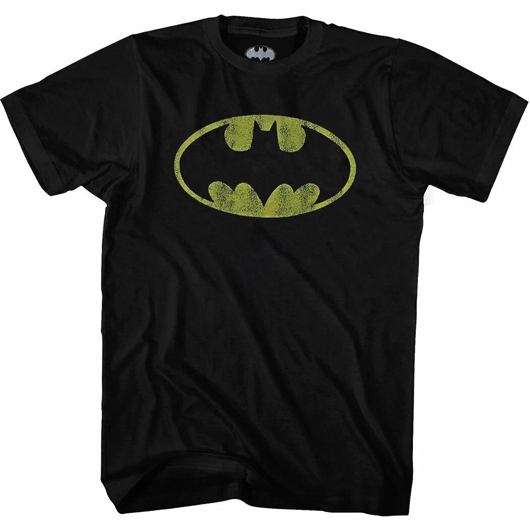 DC Comics Batman Basic Distressed Logo T-Shirt XL