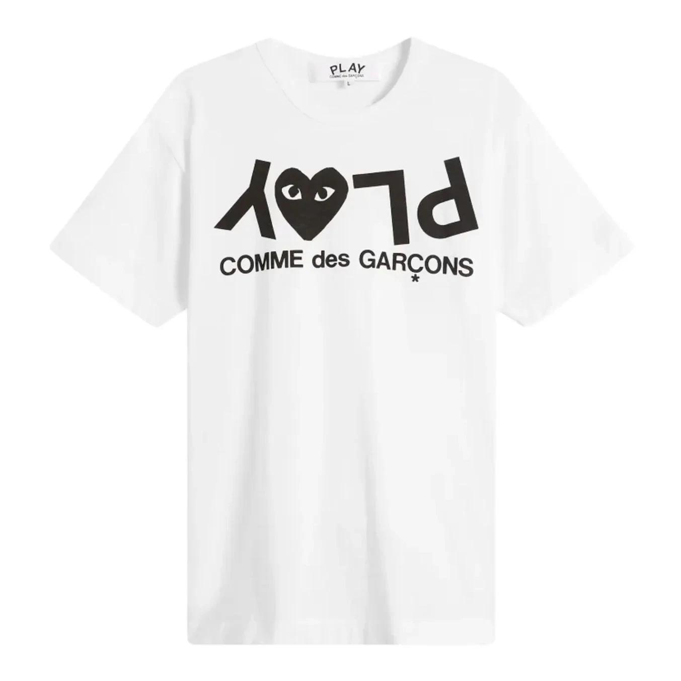 Comme des Garçons Play Logo Print T-Shirt L