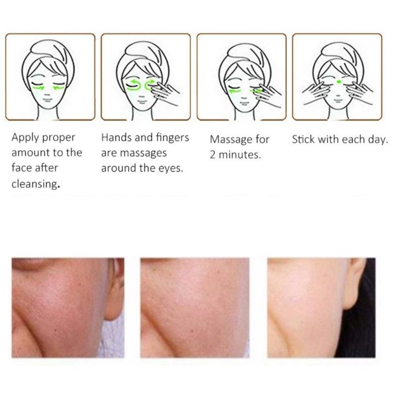 Cheap 24k Pure Gold Eye Essence Hyaluronic Acid Liquid Remove eye bags