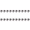 100Pcs 0.2*0.16inch U Shape Zippers Stopper U  Shape Replacement Zipper Fastener Lock  Handbags