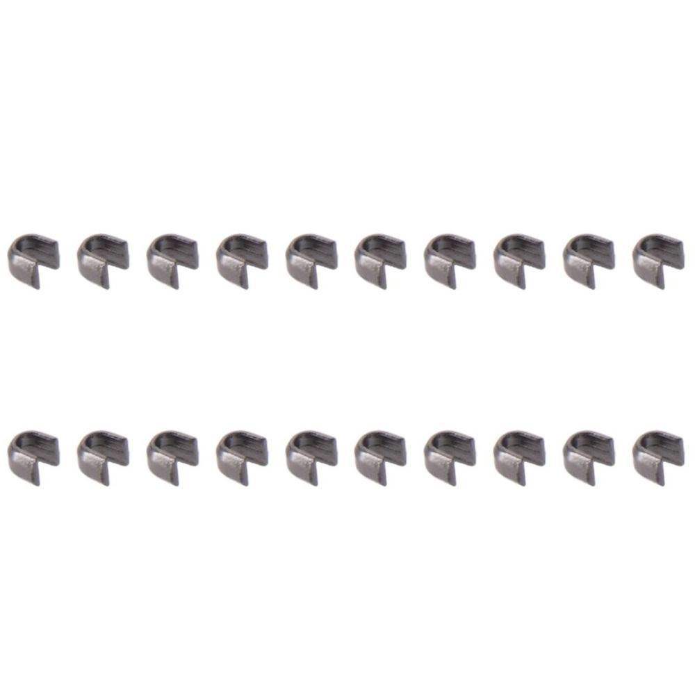 100Pcs 0.2*0.16inch U Shape Zippers Stopper U  Shape Replacement Zipper Fastener Lock  Handbags