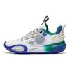 Li Ning All City 11 Cloud Technologie Stoßdämpfung Rebound Leichtgewichtige Low-Top Basketballschuhe Kinder Basketballschuhe Weiß Blau YKBT018-51