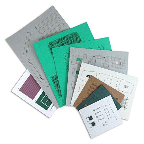 Sankei Nostalgic Diorama Series Schoolyard Equipment Paper Craft 1/150 MP03-105