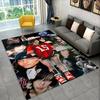 Famosa Cantante Billie Eilish Alfombra de Área Antideslizante para Sala de Estar, Dormitorio, Sala de Juegos, Alfombrilla para Suelo Decoración del Hogar Alfombra Habitación