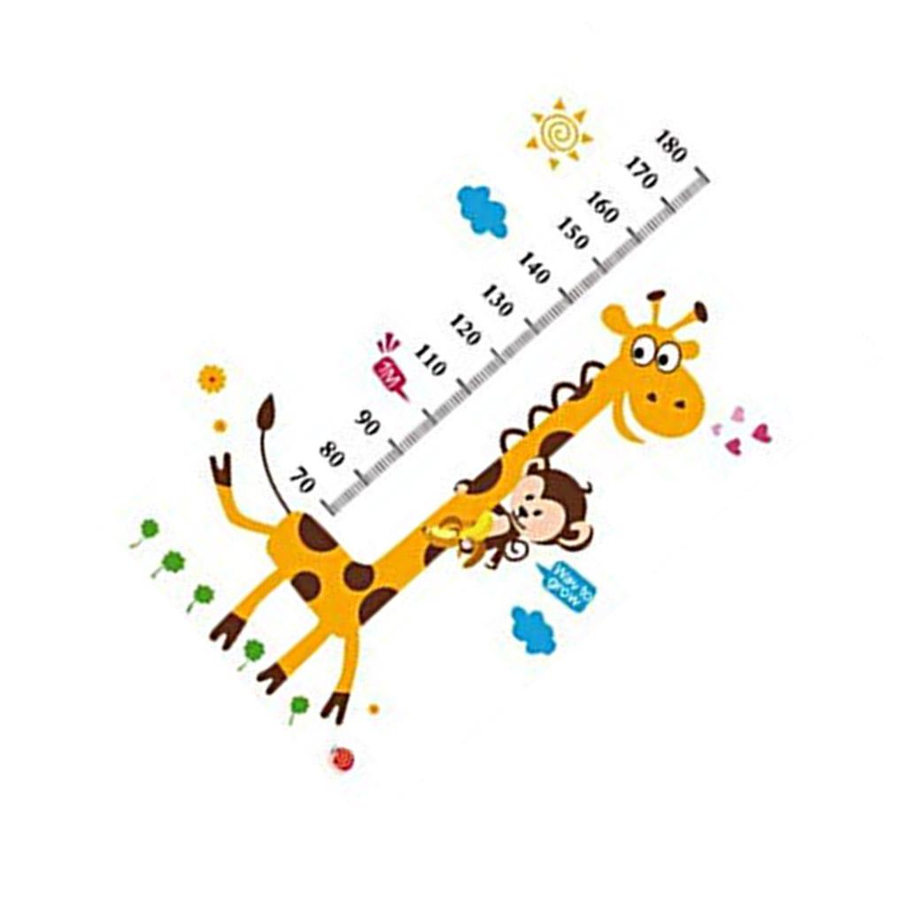 Removable Cartoon Giraffe Wallpaper Self Mural Decal