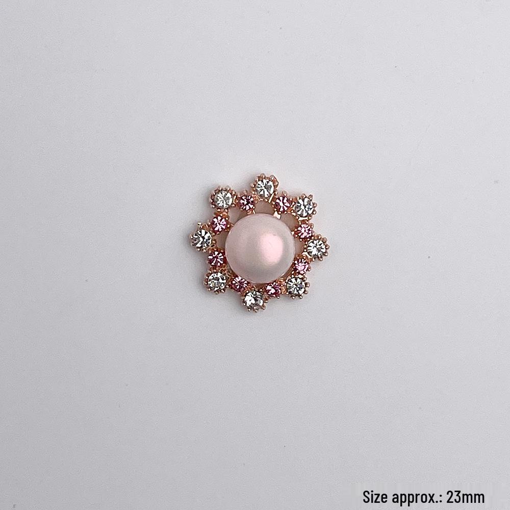 Decor Floare Sabot Aliaj Retro Stras - Catarame DIY High-End