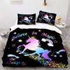 Unicorn 3D Digital Printing Bed Sheet Home Textile Three-Piece Set Four-Piece Set