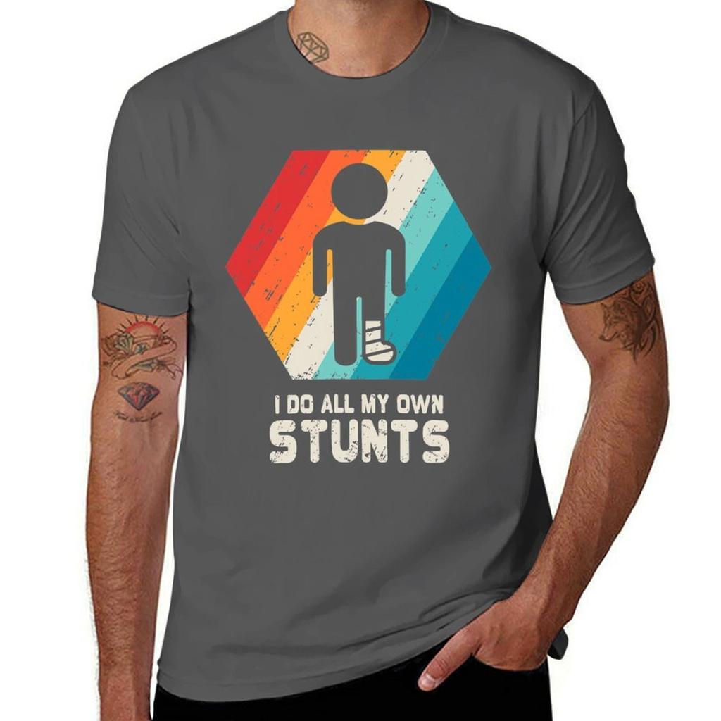 Broken Leg Shirt Ankle Knee Foot Injury Get Well Soon Gift Tshirt Durable Work Wear Tshirt