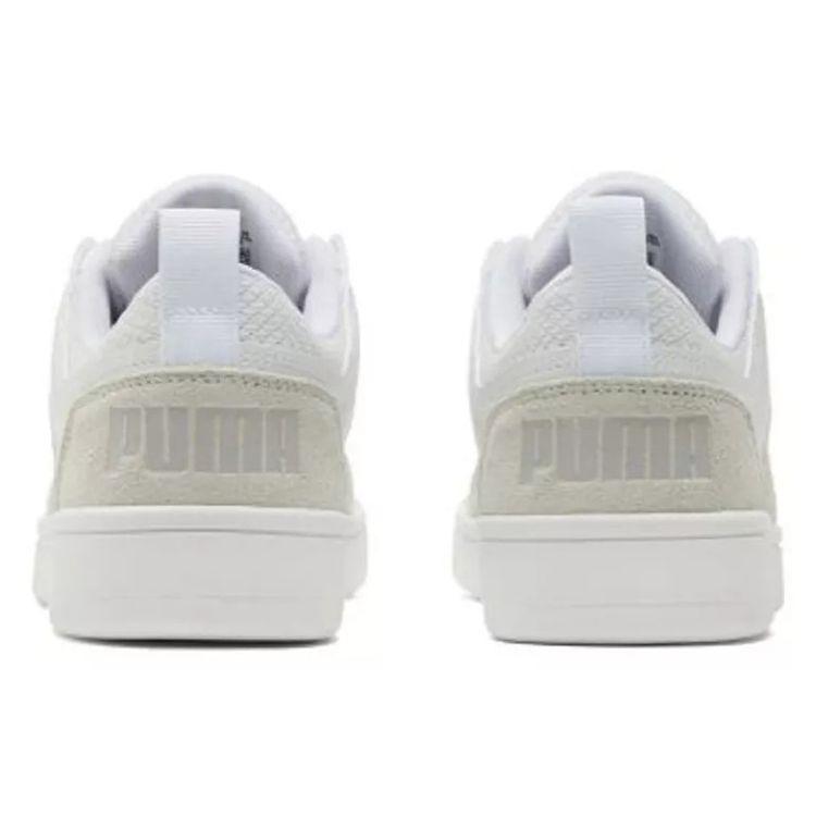PUMA Unisex Rebound Layup Lo Mesh Low Top Sneakers White Grey 370914-06