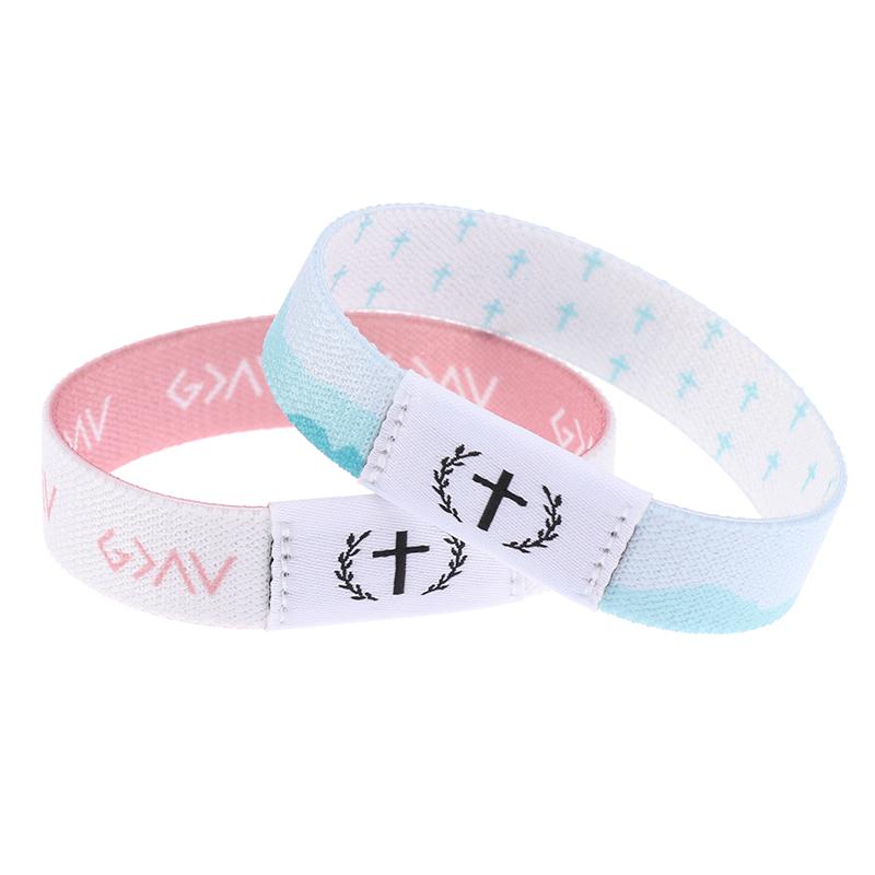 Wearable Bible Bracelet Religious Bracelets Christian Daily Bible Verse Bracelet With Nfc Rfid Elastic Wristband