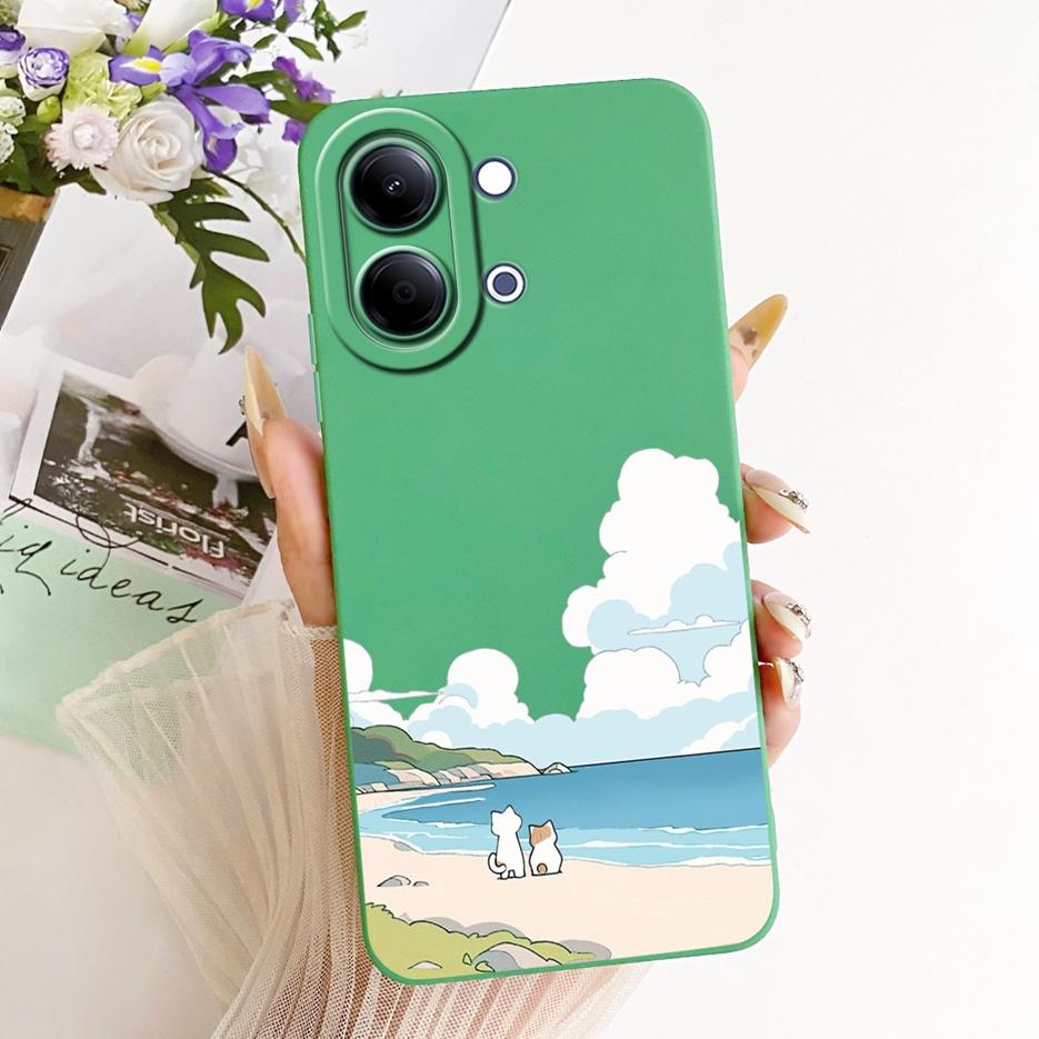 For Vivo Y05 4G Case Cute Dog Panda Cartoon Cover Shockproof Soft TPU Phone Case For Vivo Y11d Y 05 VivoY05 VivoY11d Fundas Bags