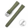 Ultra-dünnes Leder-Uhrenarmband 10mm 12mm 14mm 16mm Weiches Silikon-Uhrenband Schnellverschluss Herren Damen Armband Universelles Handgelenkband