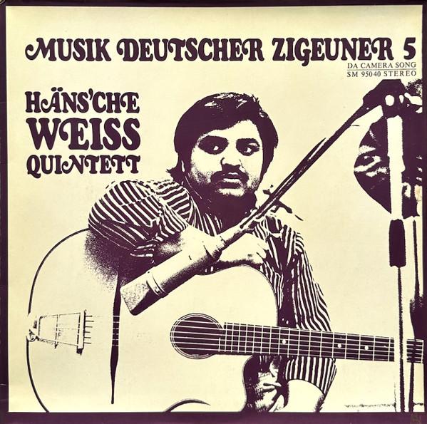

LP Record HNSCHE WEISS QUINTETT Musik Deutscher Zigeuner 5 SM95040 Da Camera Song 1973 Germany Jazz Used