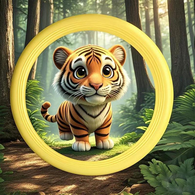 1PC Frisbee Children's Floppy Disc Outdoor DIY Professional Pet Dog Dog Frisbee Parent-child Toy Safety Soft Frisbee