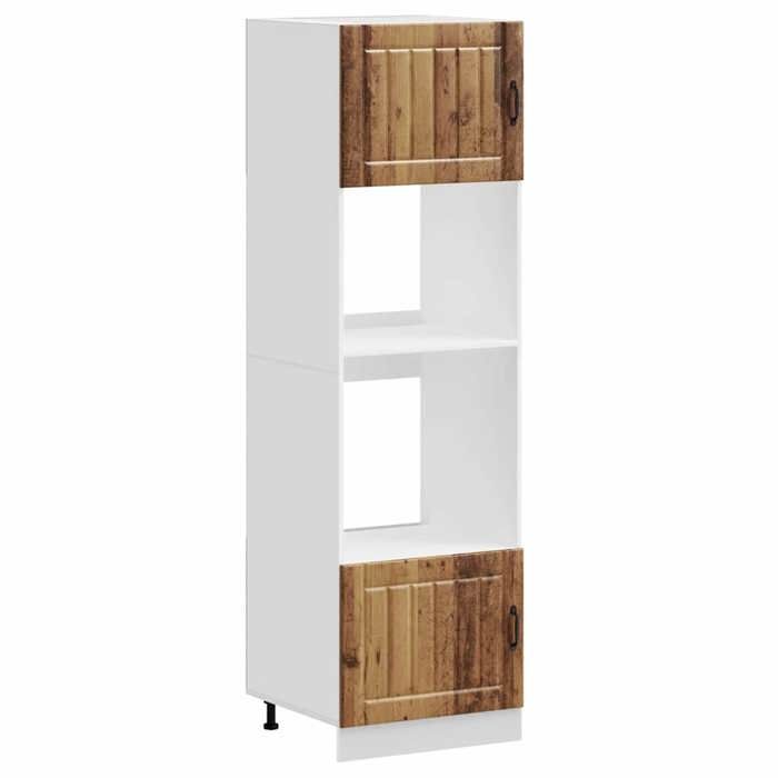 VidaXL Oven Cabinets 2 Pieces "Lucca" Old Engineered Wood 3315049