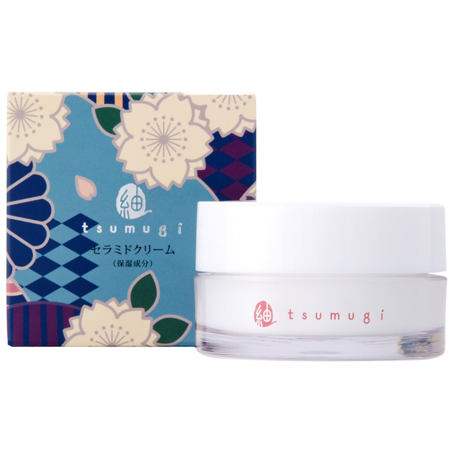 

Tsumugi Ceramide Soaking Cream for Night by Tsumugi Cosmetics Human-Shaped Cream, Face, Use, 30g,
