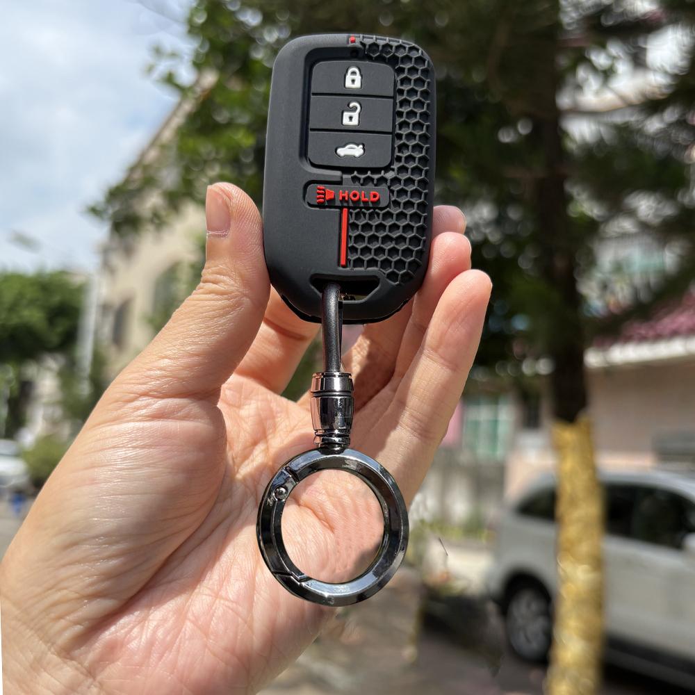 Key Cover For Honda Civic 11Th Gen Ve-1 Accord Vezel City Hrv Enp1 Crv Freed Fit Shuttle Gp8 Jade 2014- Key Fob Accessories