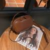 Women Luxury Real Split Cowhide Leather Crossbody Saddle Bag Soft Small Square Shoulder Bag For Female Casual Handbag Wholesale