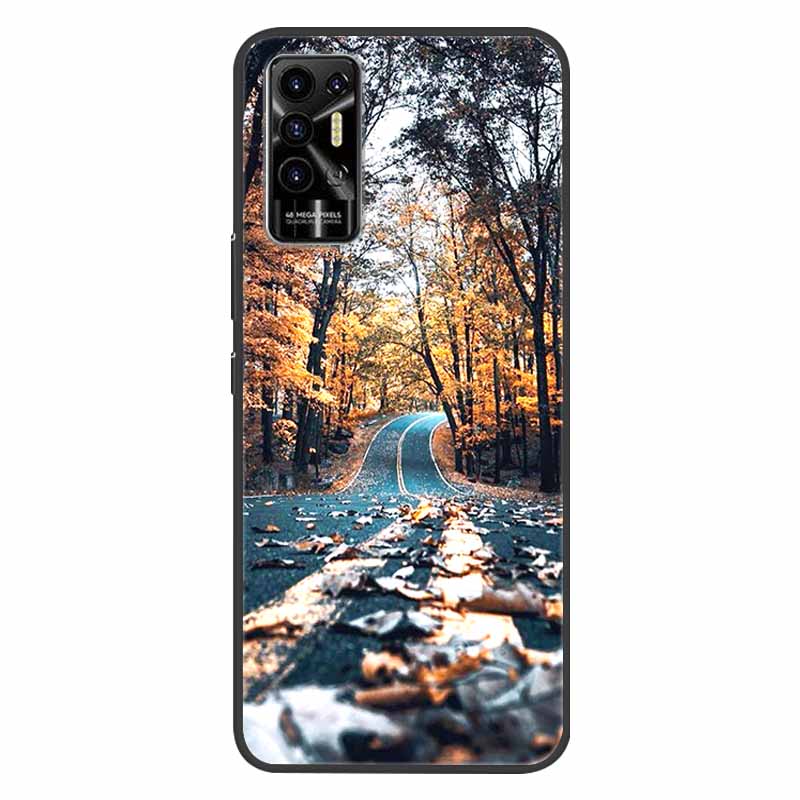 For Tecno Pova 2 Case Pova2 Shockproof Soft silicone TPU Back Cover For Tecno Pova 2 Phone Cases Pova2 2021 Case Cute Cartoon