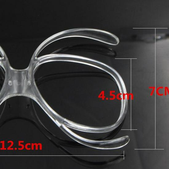 Butterfly Myopia Ski Goggle Frame Adapter for Prescription Lenses.