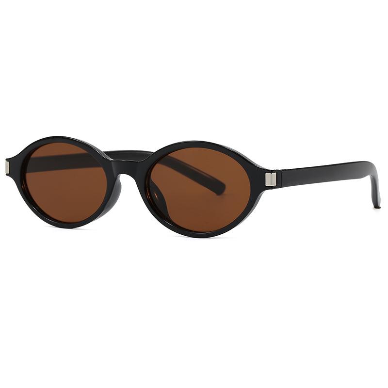 Retro Oval Fashion Sunglasses - European & American Style, Daily Wear