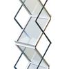 Foldable Magazine Rack Exquisite Foldable Brochure Stand for Exhibitions Office Retail Store