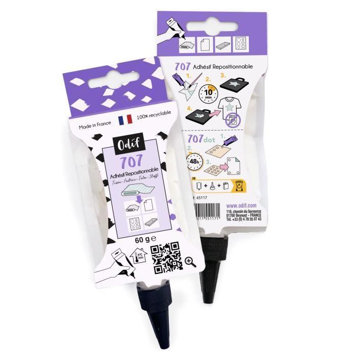 Colle repositionnable - Odif - 707 - Blanc - Poche - Expédié de France