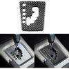 1pc Car Center Console Gear Shift Panel Decoration Sticker Real Soft Carbon Fiber Car Interior Compatible with Subaru Forester 2008-2012 Accessories