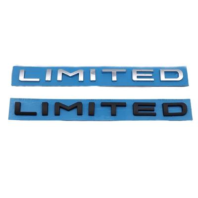 ABS Car Rear Bumper Side Emblem Sticker Limited FOR Au/ris Rav/4 Ya/ris Cor/olla 4Ru/nner Aval/on Car Logo Sticker; Car Exterior