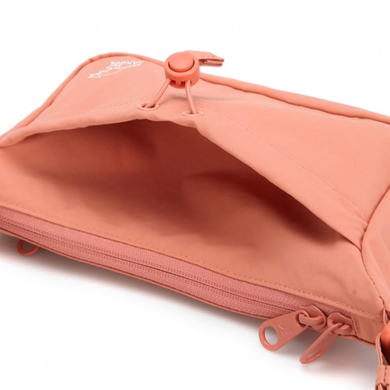 KANGOL Essential X Small Crossbody Bag Peach Pink 3387