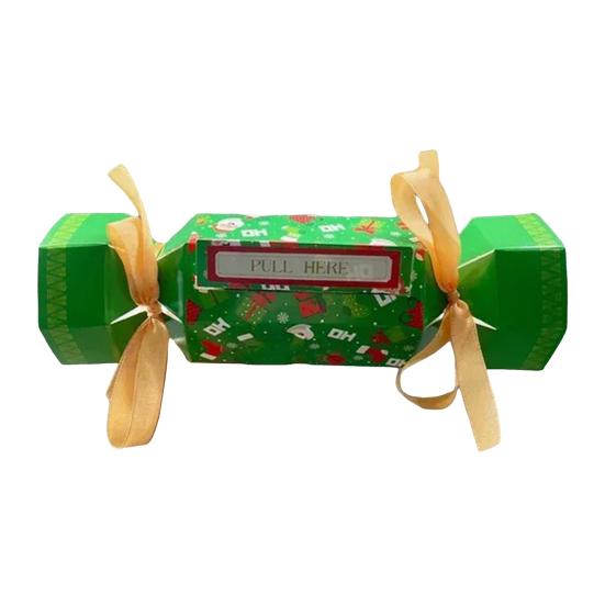 Christmas Candy Cash Pull Box Interactive Money Gift Holder with Ribbon