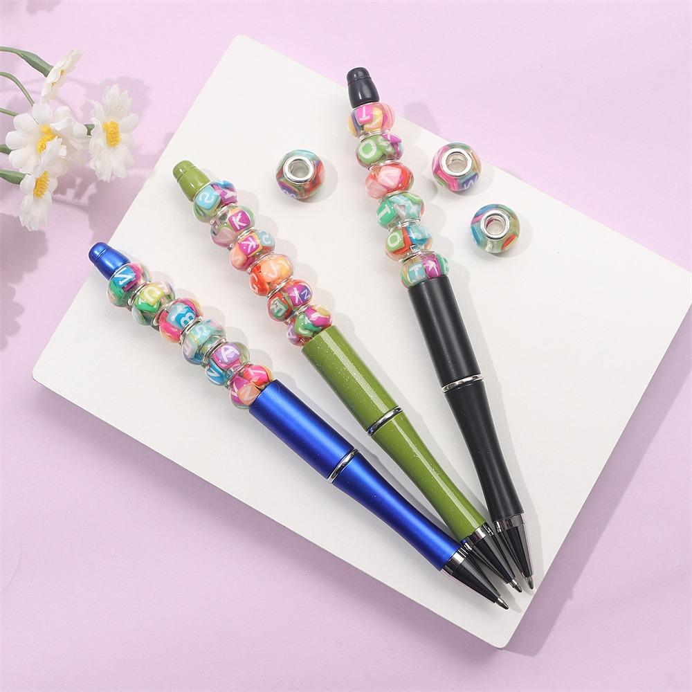 30/50/100pcs Letter Large Hole Beads European Craftsmanship Beads Large Hole Interval Beads DIY Jewelry Bracelet Necklace Earrings Jewelry Making