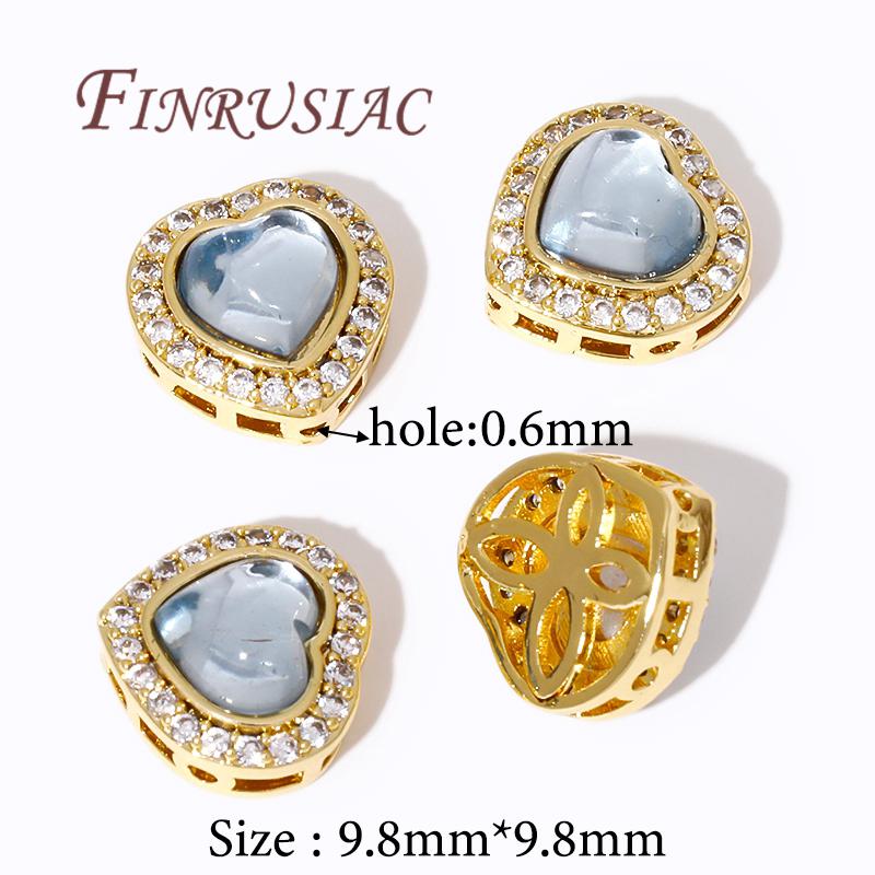 Multi Styles 18K Gold Plated Metal Beads Separators,Spacer Bead For Jewelry Making DIY Accessories,Bracelets Beads Wholesale