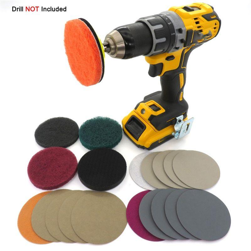 Feb.3-Inch Car Headlight Renovation And Repair Tools Flocking Sandpaper Polishing Car Light Repair Coating