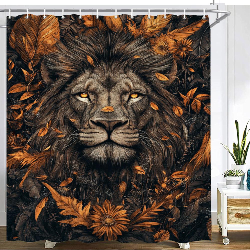Forest Animal Pattern Shower Curtain Bath Curtain Printing Polyester fabric Bathroom Curtains for Home decoration curtain