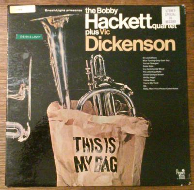 LP Record BOBBY HACKETT QUARTET PLUS VIC DICK - This Is My Bag FX5002 PROJECT 3 TOTAL 1969 Japan Jazz Used