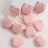 10Pcs Mini Hydrophilic Makeup Sponge Latex-Free for Liquid Powder Foundation Concealer Blending Wet Dry Dual Use Travel Puff