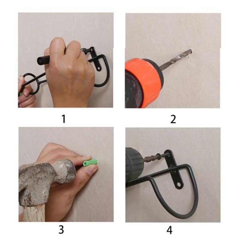 1 buc. Suport suport pentru vin pentru bar montat pe perete, accesorii, raft suport pentru fier