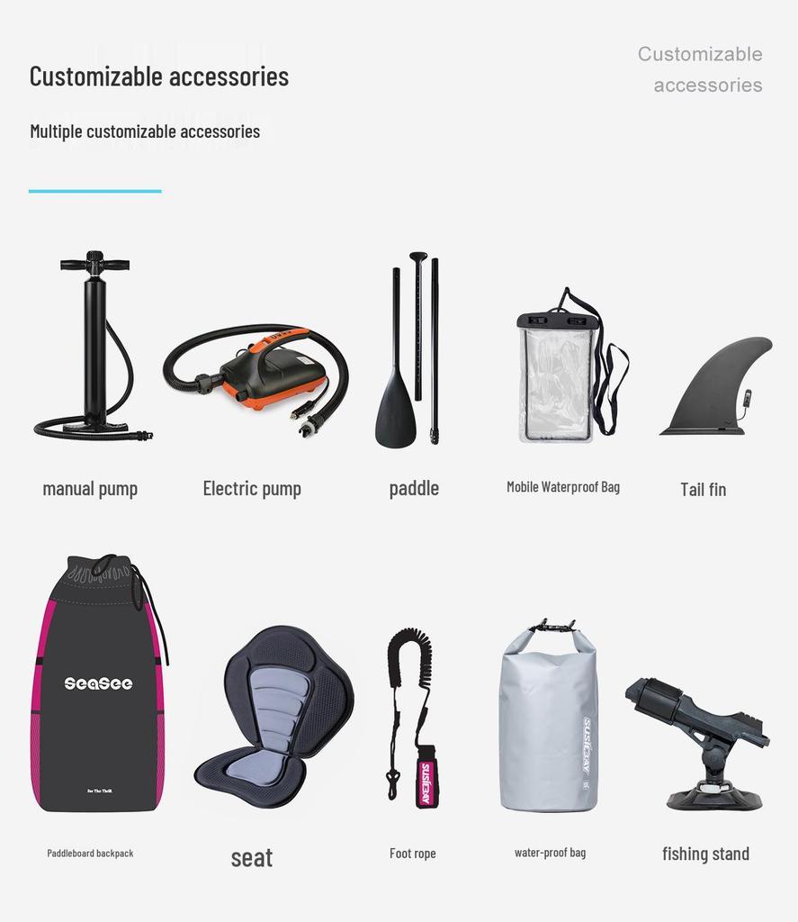 Lanko Inflatable Paddle Board - Universal PVC SUP for Surfing & Paddling