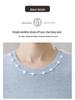 2026 Women's Tencel Knit Hollow Woven Half Sleeve Round Neck Top