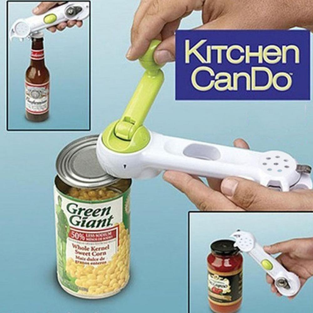 Details about / Adjustable Screw Cap Bottle Opener Kitchen Utility Gadgets for Cans Beer Soda