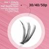 Large Capacity Eyelash Book Single Cluster Segmented Eyelash False Eyelash  Professional Use