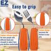 Adaptive Utensils, Weight Utensils for Tremors and Parkinson Patients, Utensil Set Spoon and Fork for Elderly