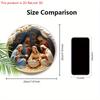 Nativity Scene Wooden Sign - Charming Vertical Christmas Sign with Jesus Theme - Unique Decorative Sign and Plaques - Ideal Front Door Decor
