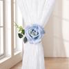 Curtain Tieback Rose Flower Clips Floral Holdbacks Window Drapries Buckle Hooks Home Bedroom Living Room
