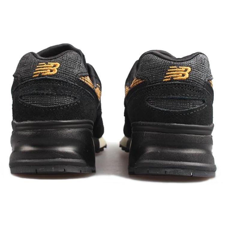 New Balance Nb 999 Comfortable Shock Absorption Quick Dry Low Top Running Shoes Women sneaker Black Yellow WL999PW