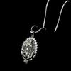 Xiewei'er Retro Zircon Virgin Mary Pendant Necklace